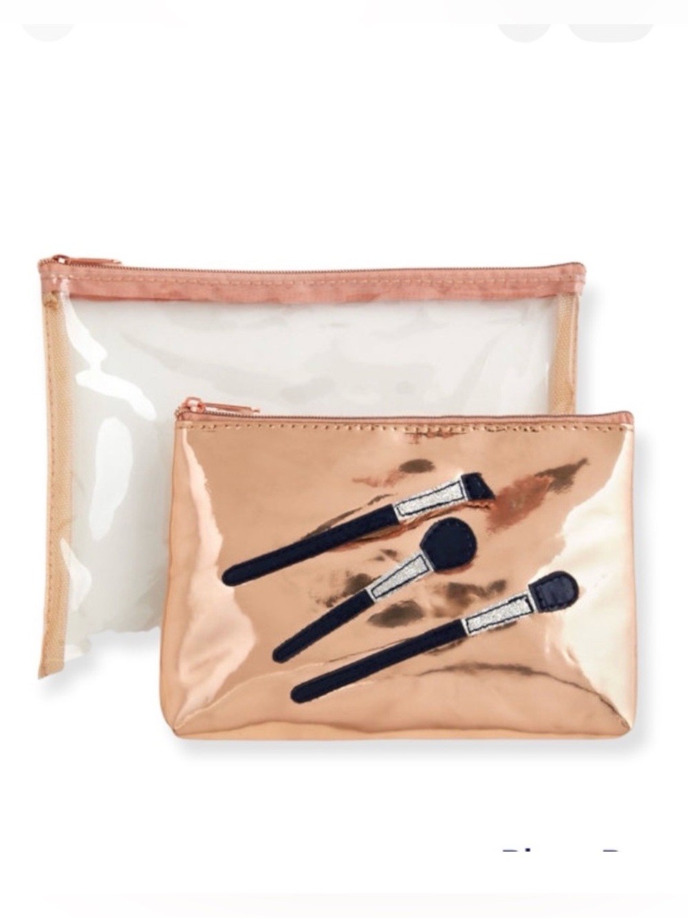 Ann Taylor Factory Set Of Darling Rose Gold Bags